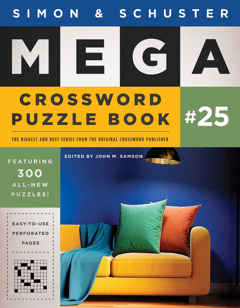 Simon & Schuster Mega Crossword Puzzle Book - Books - Image - Pop Weasel