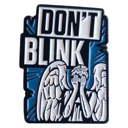 Doctor Who Dont Blink Enamel Pin Badge - Badges & Pins - Image - Pop Weasel
