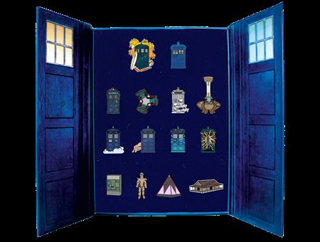 DOCTOR WHO TARDIS ENAMEL PIN BADGE SET III SDCC EXCLUSIVE - Badges & Pins - Image - Pop Weasel