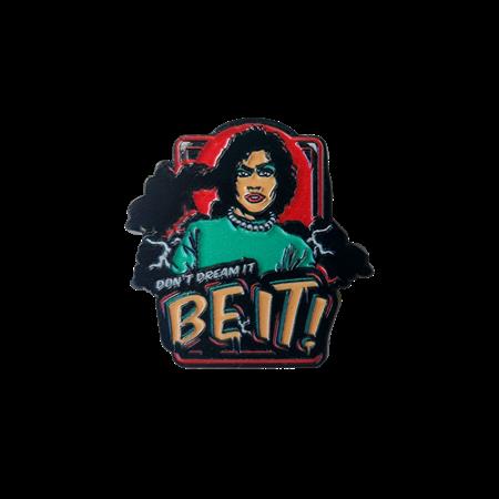 ROCKY HORROR PICTURE SHOW FRANK N FURTER ENAMEL PIN BADGE