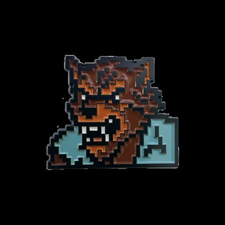 TITAN MERCH ORIGINAL GAMING 8 BIT WEREWOLF ENAMEL PIN BADGE - Badges & Pins - Image - Pop Weasel