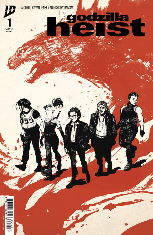 Godzilla: Heist #1 Variant B (Tunica Movie Poster Variant) image