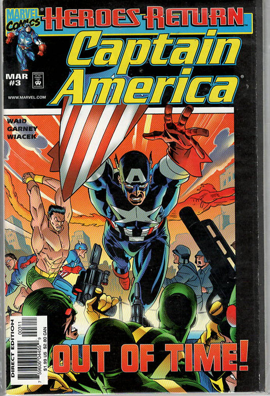 Pre-Owned - Captain America #3  (March 1998) Scanned Image Pop Weasel Pre-Owned Comics