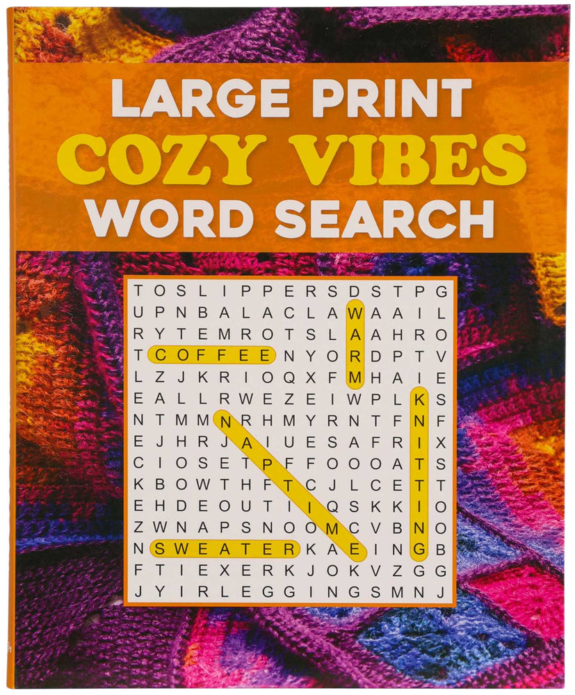 Large Print Cozy Vibes Word Search - Books - Image - Pop Weasel