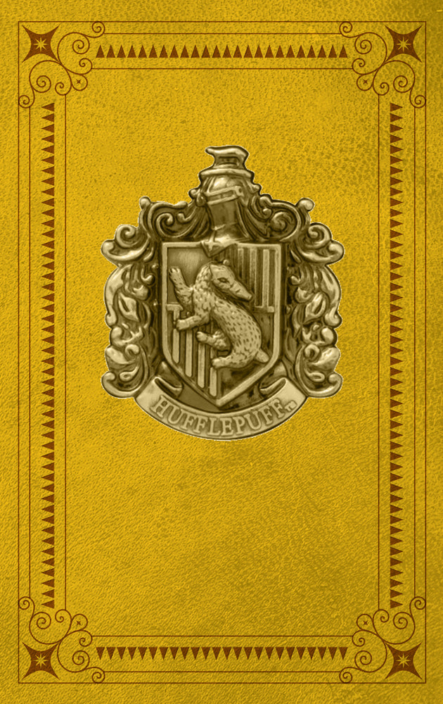 Harry Potter: Hufflepuff Crest Hardcover Journal - Stationery - Image - Pop Weasel