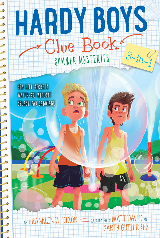 Hardy Boys Clue Book Summer Mysteries 3-In-1: Sea Life Secrets; Water-Ski Wipeout; Splash Pad Sabotage - Childrens Books - Image - Pop Weasel