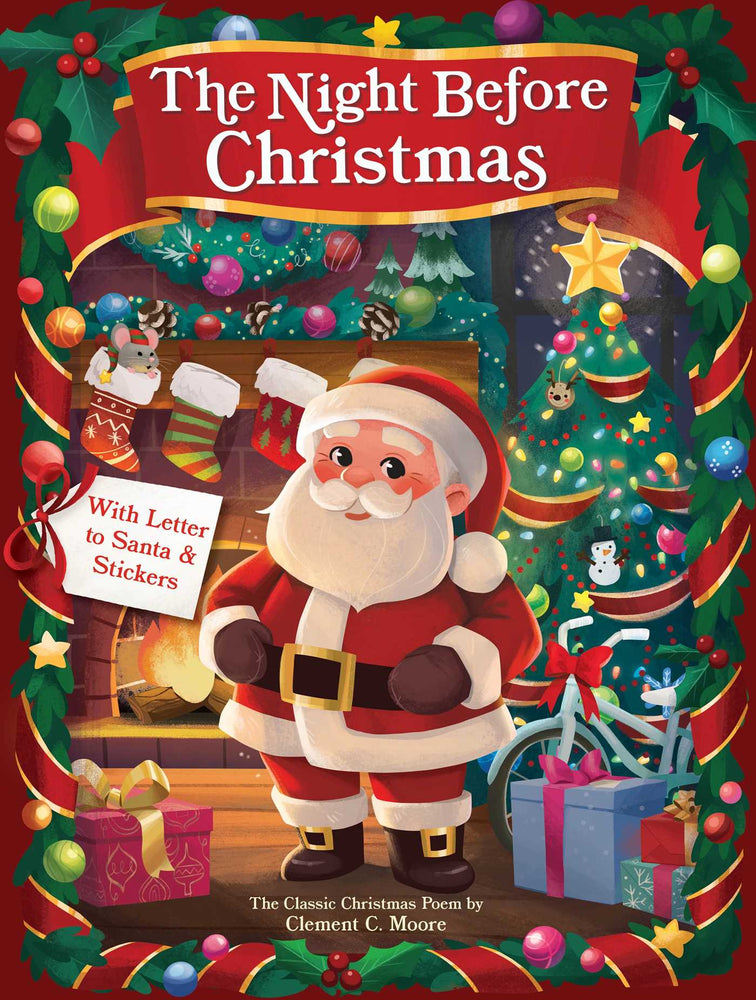 The Night Before Christmas with Letter to Santa and Stickers - Childrens Books - Image - Pop Weasel