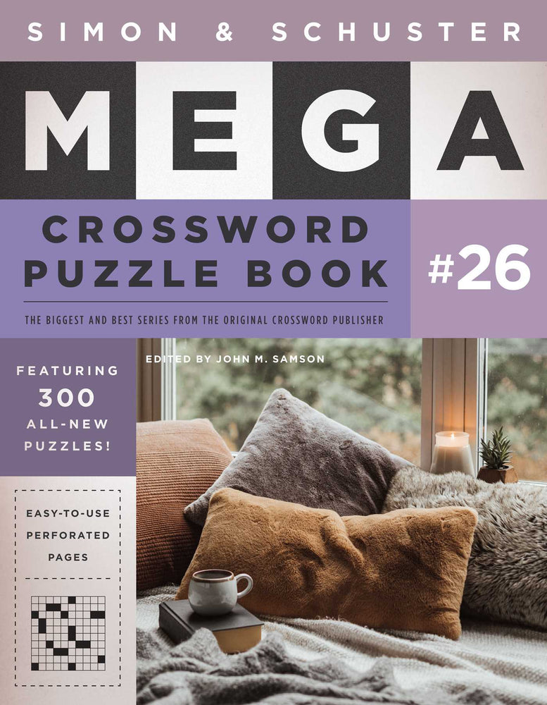Simon & Schuster Mega Crossword Puzzle Book - Books - Image - Pop Weasel