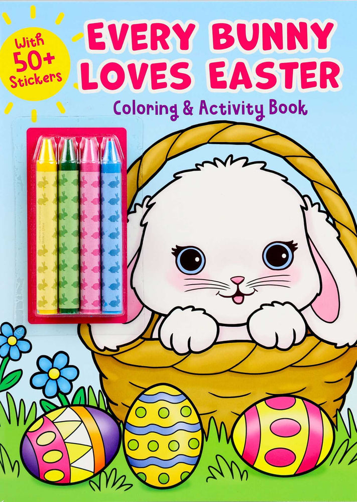 Every Bunny Loves Easter Coloring & Activity Book with 4 Crayons and 50+ Stickers | TPB - Books - Image - Pop Weasel