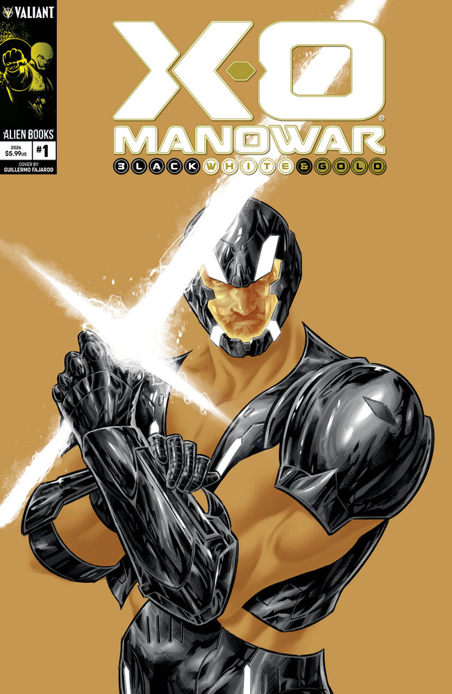 X-O Manowar Black, White & Gold - Comics - Image - Pop Weasel