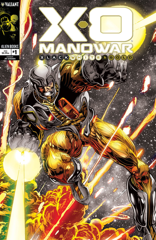 X-O Manowar Black, White & Gold - Comics - Image - Pop Weasel