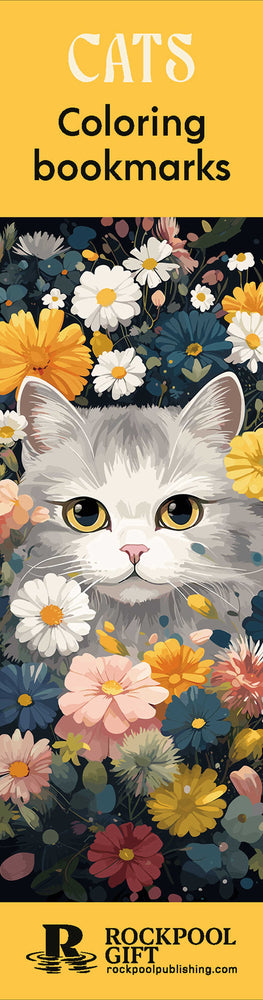 Cats Coloring Bookmarks - Novelty - Image - Pop Weasel