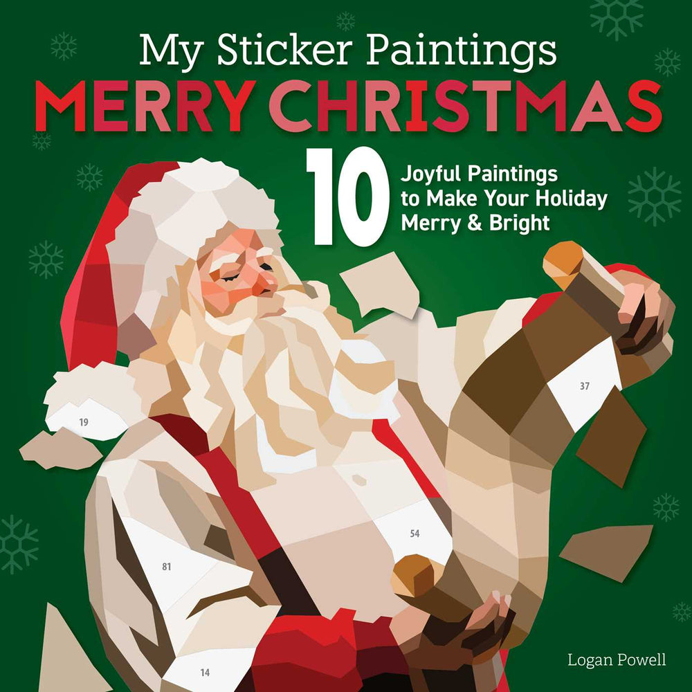 My Sticker Paintings: Merry Christmas: 10 Joyful Paintings to Make Your Holiday Merry & Bright - Books - Image - Pop Weasel