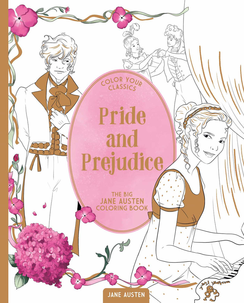 Color Your Classics Pride and Prejudice: The Big Jane Austen Coloring Book - Books - Image - Pop Weasel