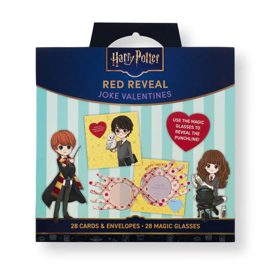 Harry Potter: Red Reveal Joke Valentines: School Valentines