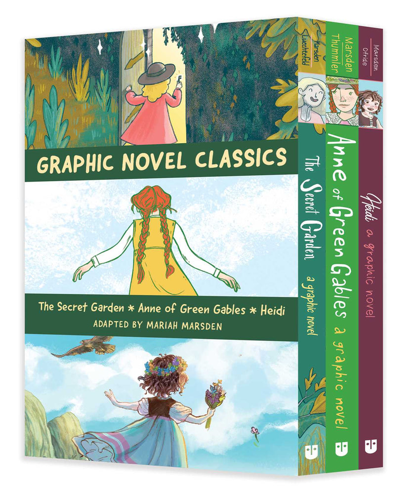 Graphic Novel Classics: The Secret Garden, Anne of Green Gables, and Heidi - Graphic Novels - Image - Pop Weasel
