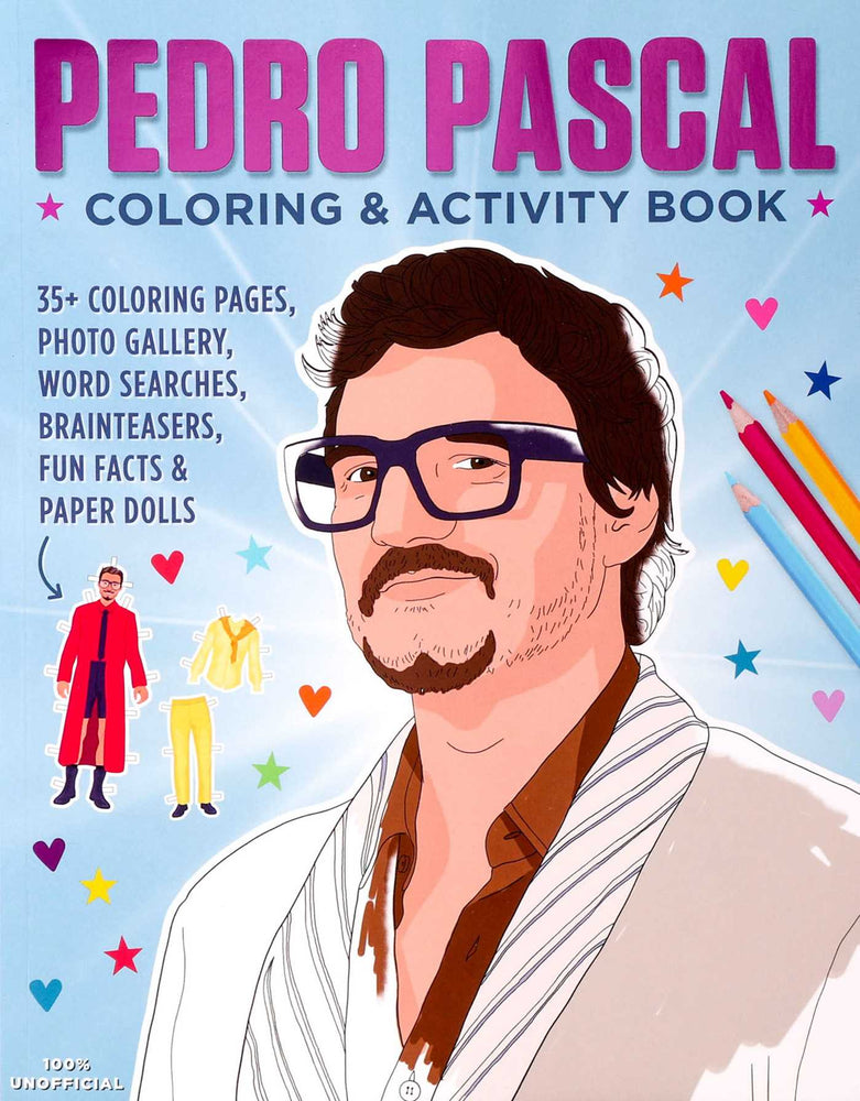 Pedro Pascal Coloring & Activity Book - Books - Image - Pop Weasel
