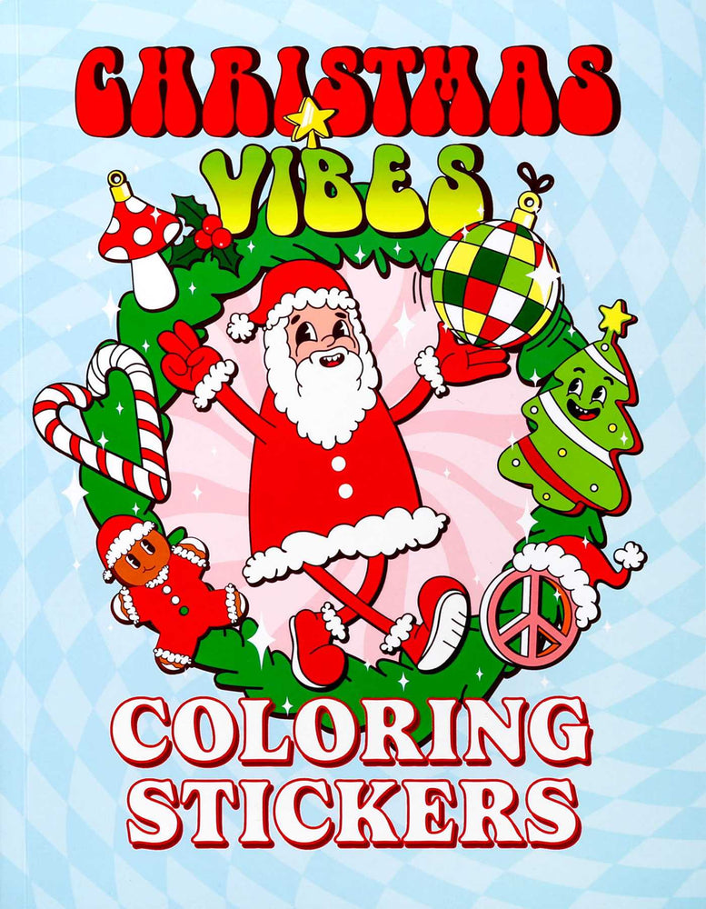 Christmas Vibes Coloring Stickers - Books - Image - Pop Weasel