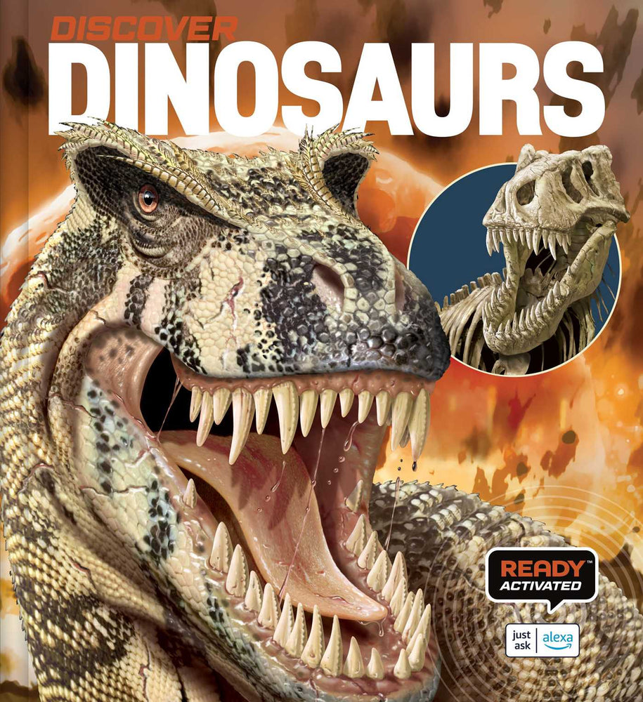 Discover: Dinosaurs (Ready Activated: A Readyland Alexa Interactive Book): Books You Can Talk to with Amazon Alexa and Echo by Readyland - Childrens Books - Image - Pop Weasel