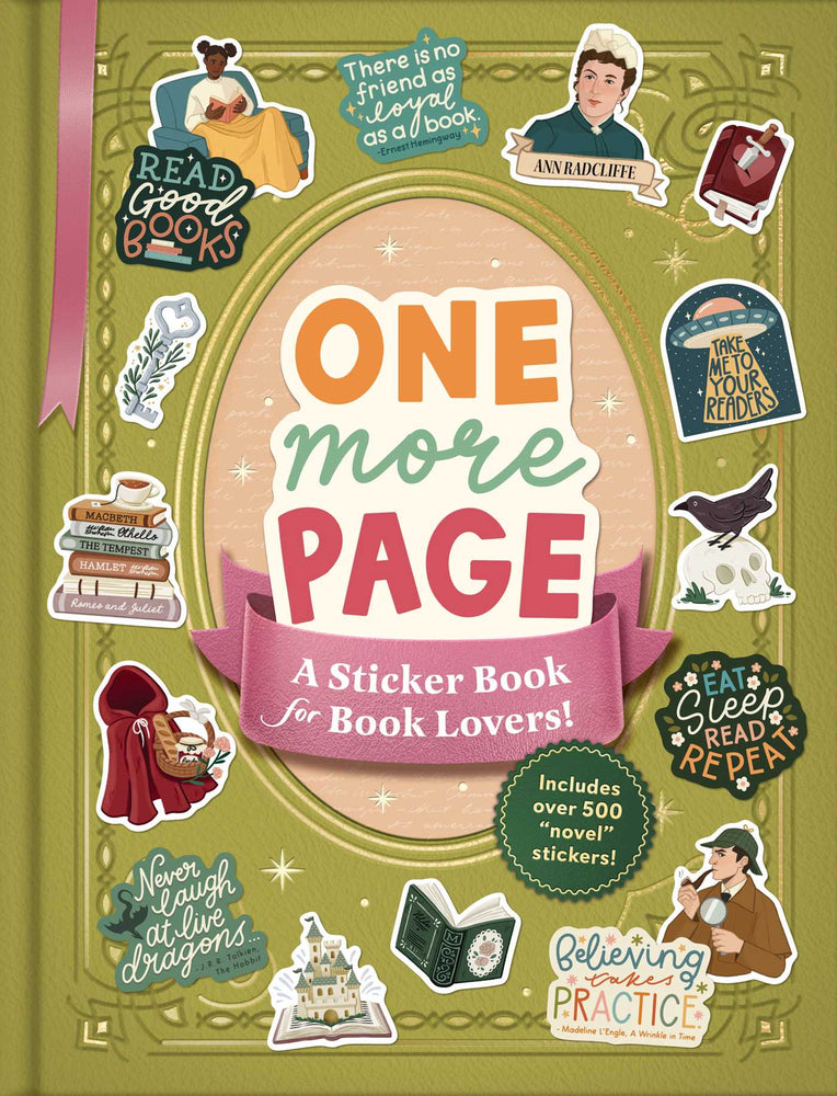 One More Page: A Sticker Book For Book Lovers! - Books - Image - Pop Weasel