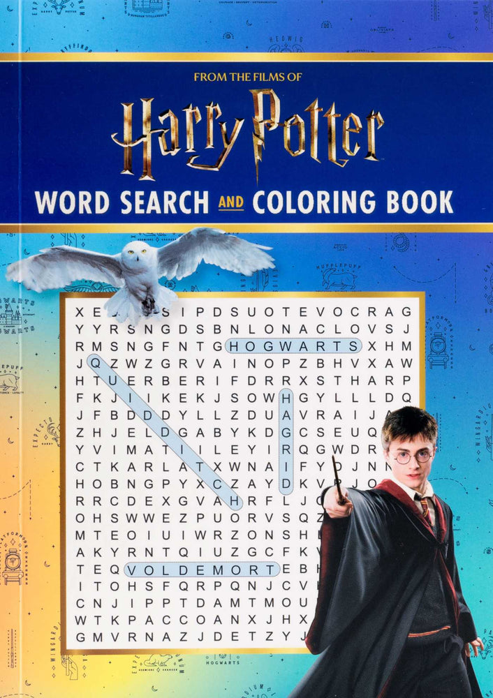 Harry Potter Word Search and Coloring Book - Books - Image - Pop Weasel