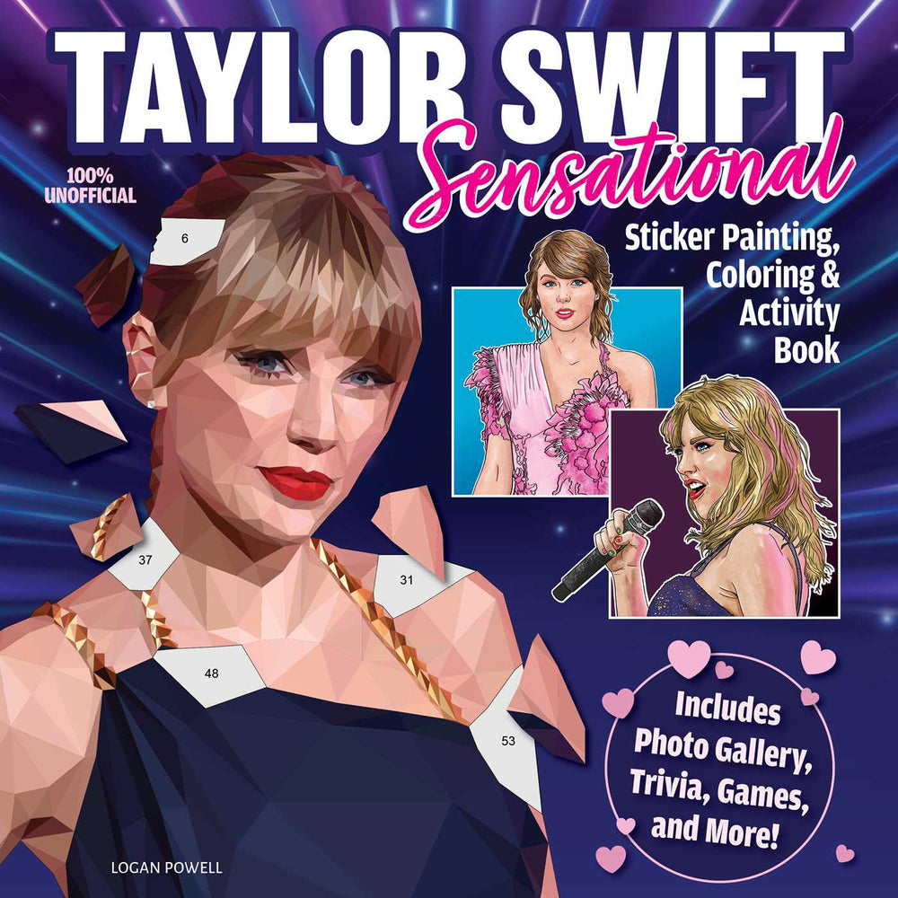 Taylor Swift Sensational Sticker Painting, Coloring & Activity Book - Books - Image - Pop Weasel