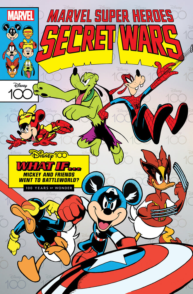 AMAZING SPIDER-MAN 37 PAOLO DE LORENZI DISNEY100 SECRET WARS VARIANT [GW] - Comics - Image - Pop Weasel