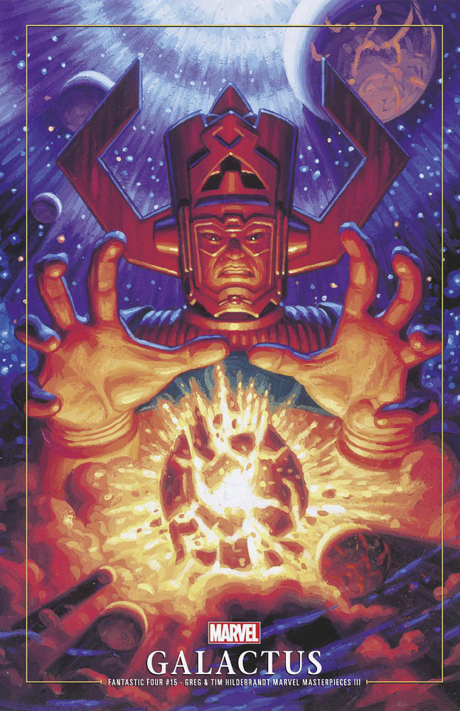 FANTASTIC FOUR 15 GREG AND TIM HILDEBRANDT GALACTUS MARVEL MASTERPIECES III VARIANT - Comics - Image - Pop Weasel