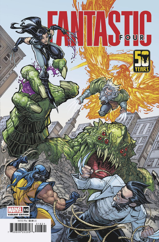 FANTASTIC FOUR 16 CHAD HARDIN WOLVERINE WOLVERINE WOLVERINE VARIANT - Comics - Image - Pop Weasel