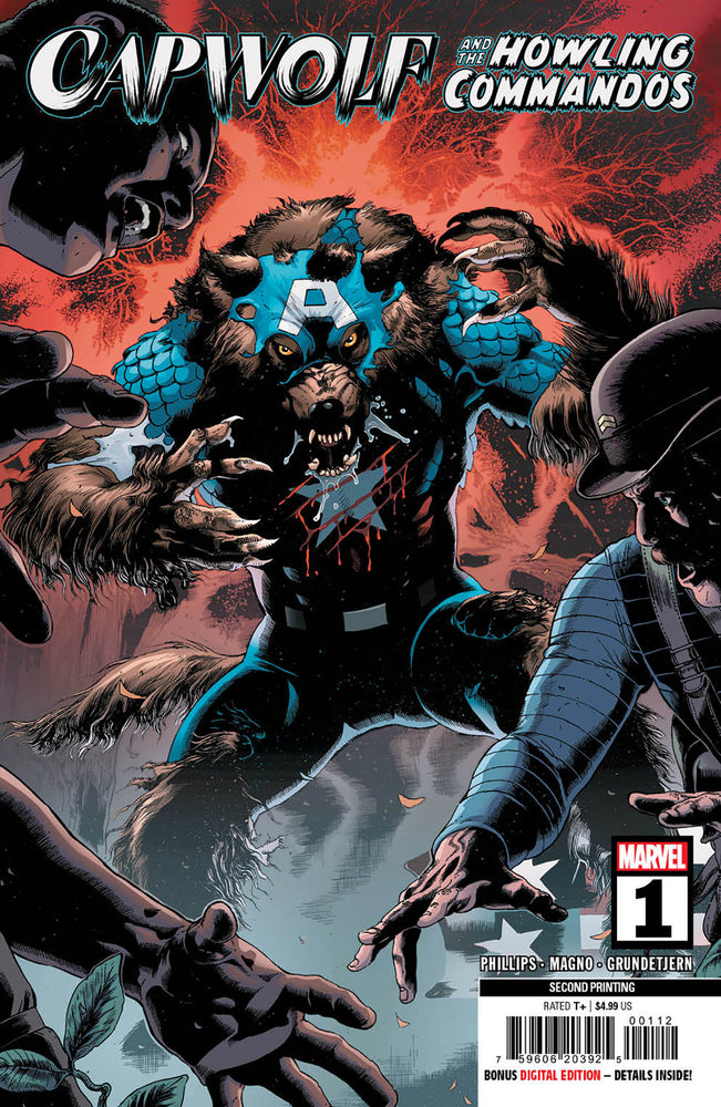 CAPWOLF & THE HOWLING COMMANDOS 1 CARLOS MAGNO 2ND PRINTING VARIANT - Comics - Image - Pop Weasel