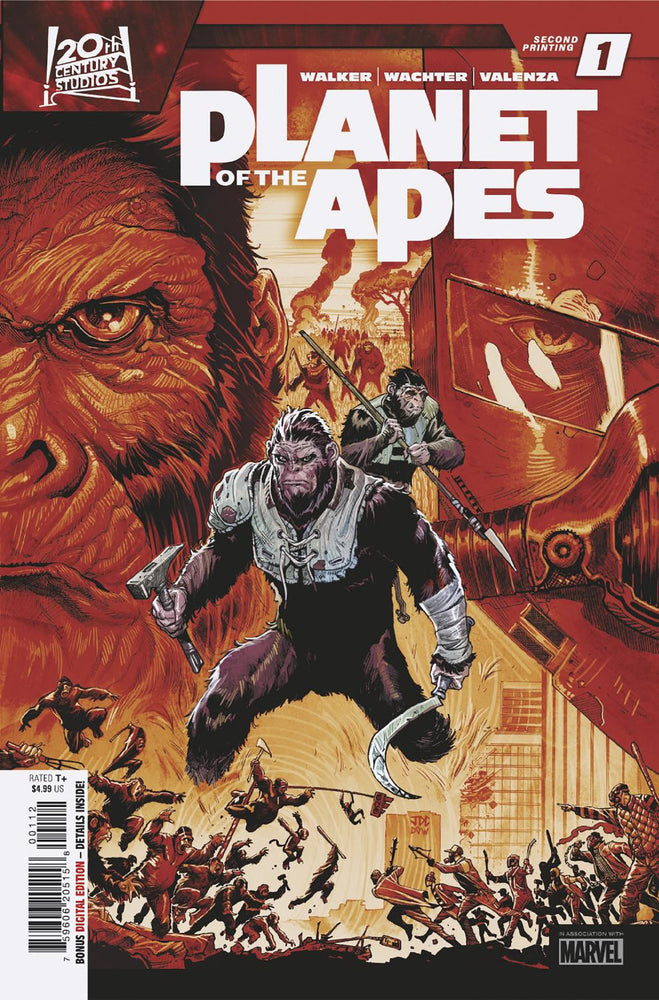 PLANET OF THE APES 1 JOSHUA CASSARA 2ND PRINTING VARIANT - Comics - Image - Pop Weasel