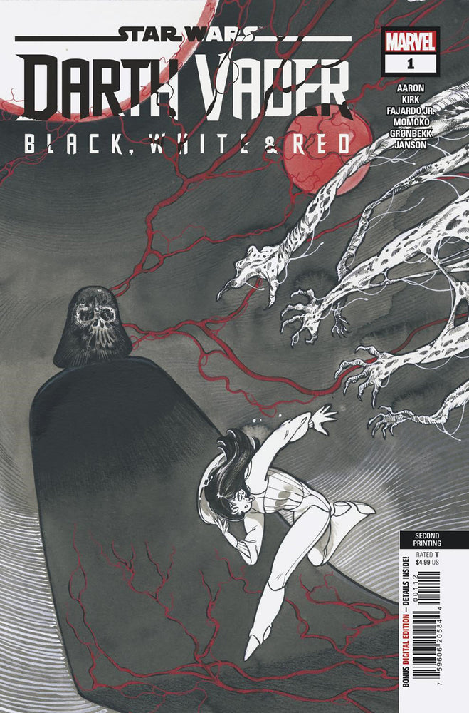 STAR WARS: DARTH VADER - BLACK, WHITE & RED 1 PEACH MOMOKO 2ND PRINTING VARIANT - Comics - Image - Pop Weasel