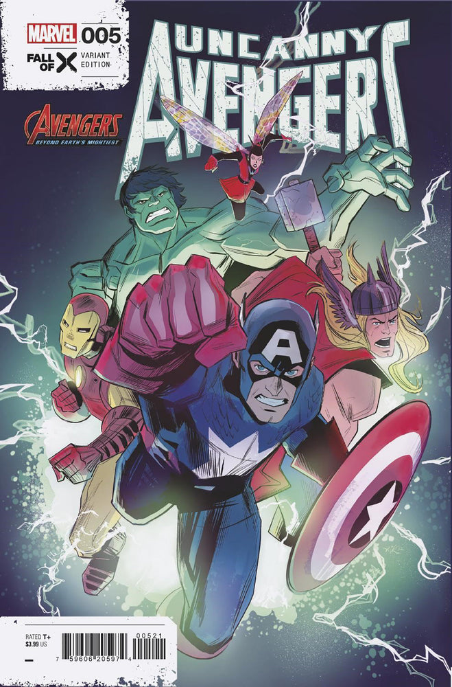 UNCANNY AVENGERS 5 NIK VIRELLA AVENGERS 60TH VARIANT [FALL] - Comics - Image - Pop Weasel