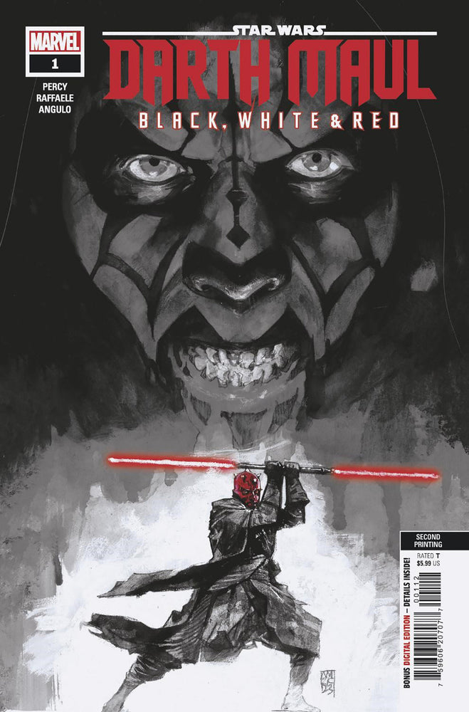 STAR WARS: DARTH MAUL - BLACK, WHITE & RED - Comics - Image - Pop Weasel