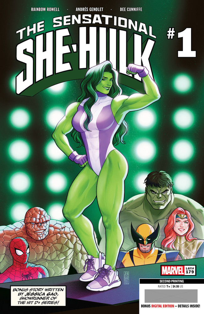 SENSATIONAL SHE-HULK 1 JEN BARTEL 2ND PRINTING VARIANT - Comics - Image - Pop Weasel