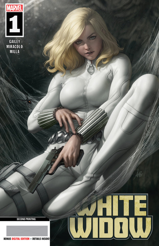 WHITE WIDOW 1 ARTGERM 2ND PRINTING VARIANT - Comics - Image - Pop Weasel