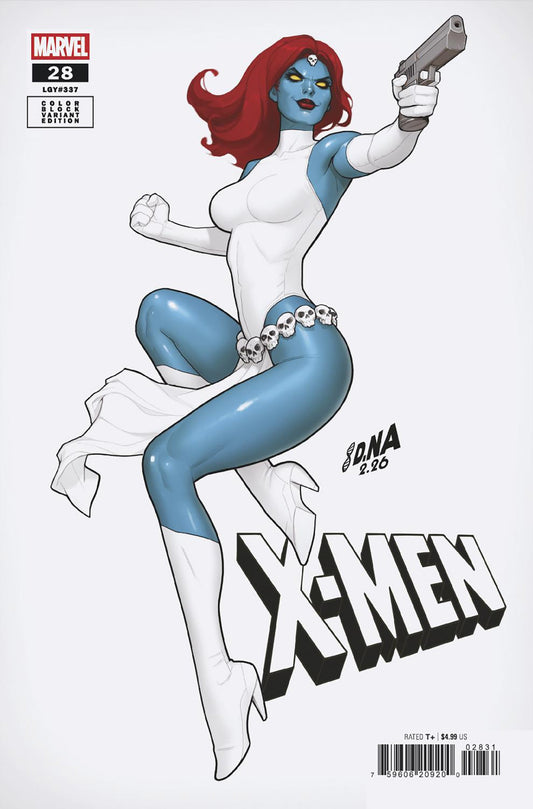 X-MEN #28 DAVID NAKAYAMA COLOR BLOCK WHITE VARIANT