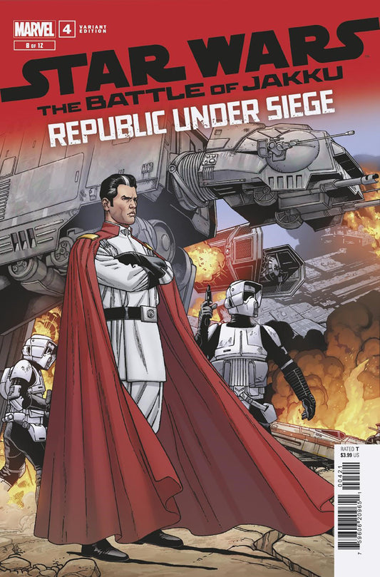 STAR WARS: BATTLE OF JAKKU - REPUBLIC UNDER SIEGE #4 RAMON ROSANAS VARIANT image