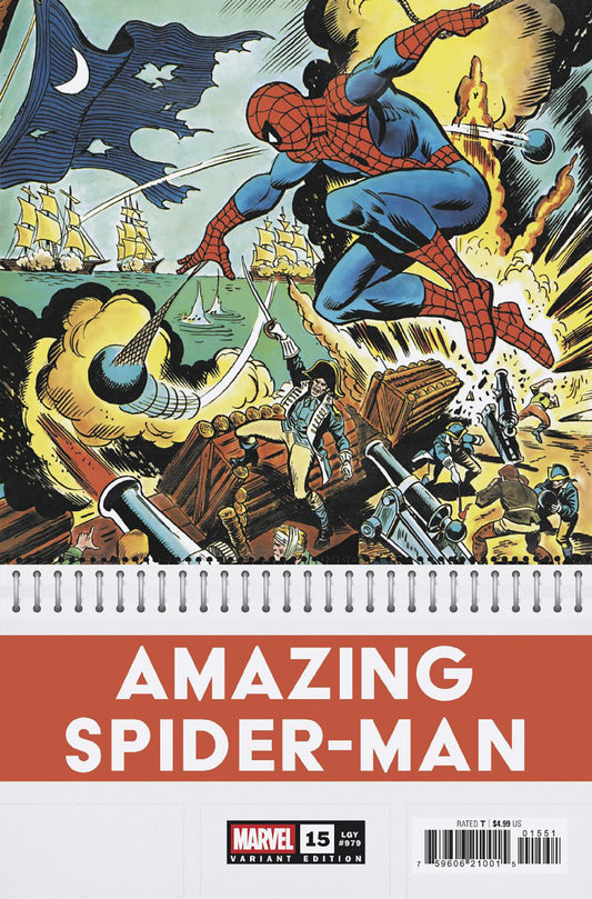 AMAZING SPIDER-MAN #15 ROSS ANDRU BICENTENNIAL CALENDAR HIDDEN GEM VARIANT
