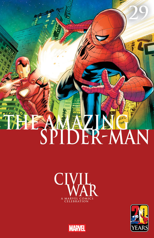 AMAZING SPIDER-MAN #29 GREG LAND CIVIL WAR CELEBRATION VARIANT