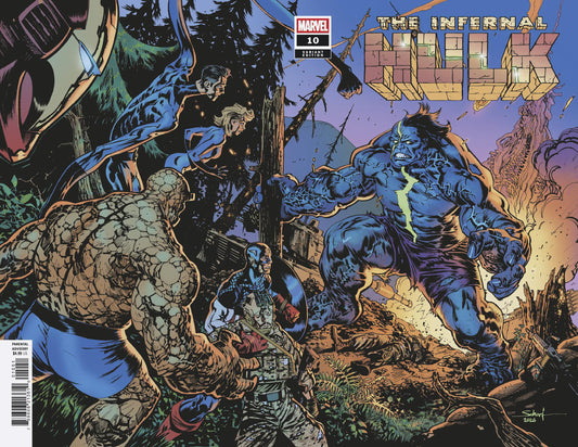 INFERNAL HULK #10 JONAS SCHARF WRAPAROUND BATTLE VARIANT