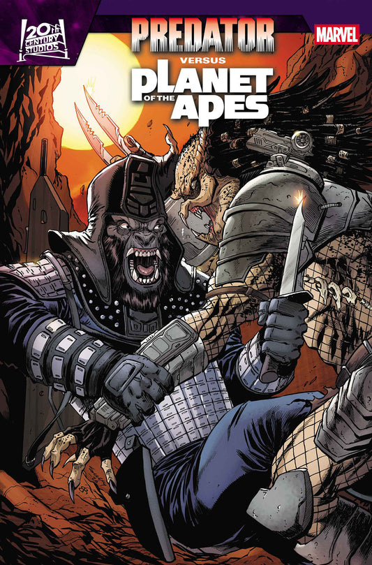 PREDATOR VS. THE PLANET OF THE APES #1 TIM SEELEY VARIANT