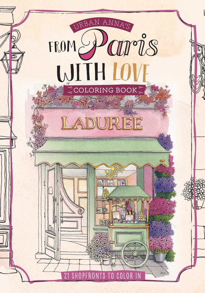 Urban Anna's From Paris With Love Coloring Book - Books - Image - Pop Weasel
