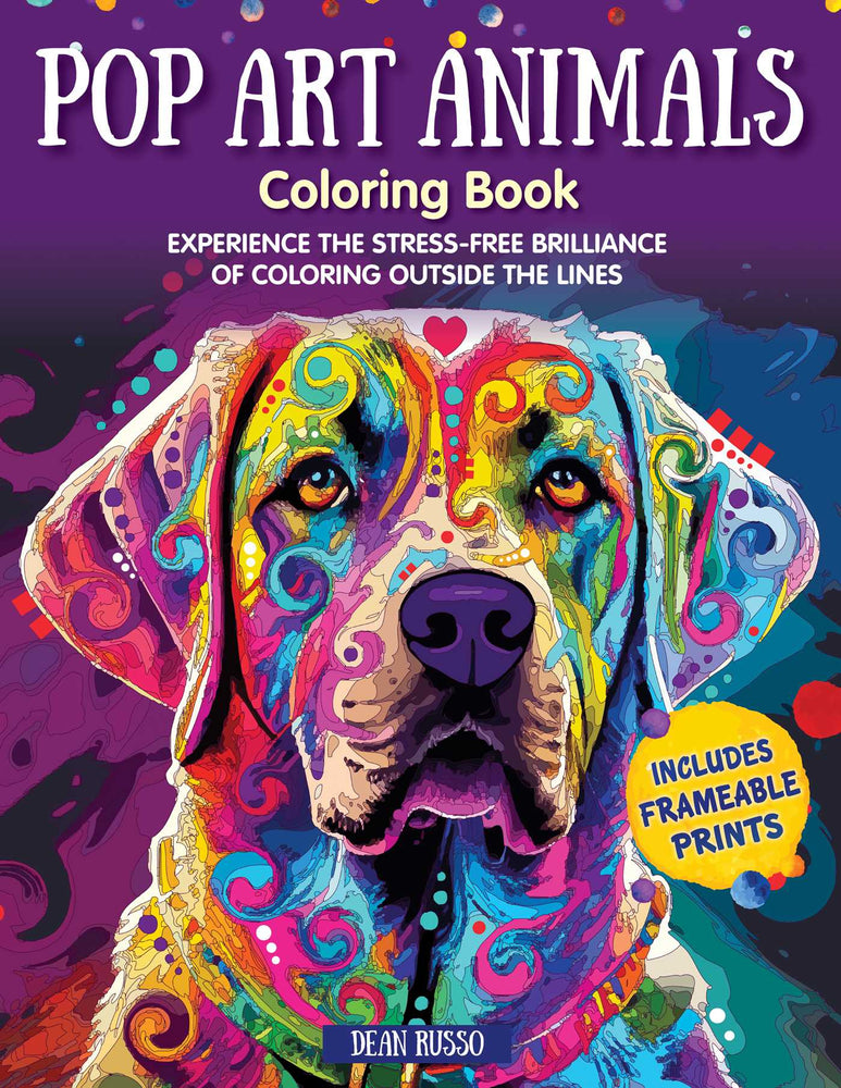 Pop Art Animals Coloring Book: Experience the Stress-Free Brilliance of Coloring Outside the Lines - Books - Image - Pop Weasel
