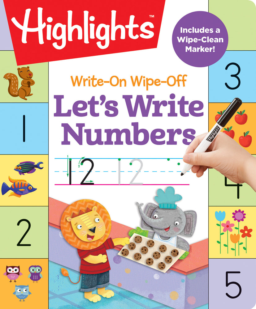 Write-On Wipe-Off Let's Write Numbers image - Books - Image - Pop Weasel