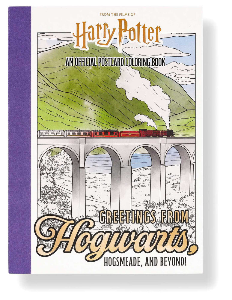 Harry Potter: Greetings from Hogwarts, Hogsmeade, and Beyond!: An Official Postcard Coloring Book - Stationery - Image - Pop Weasel