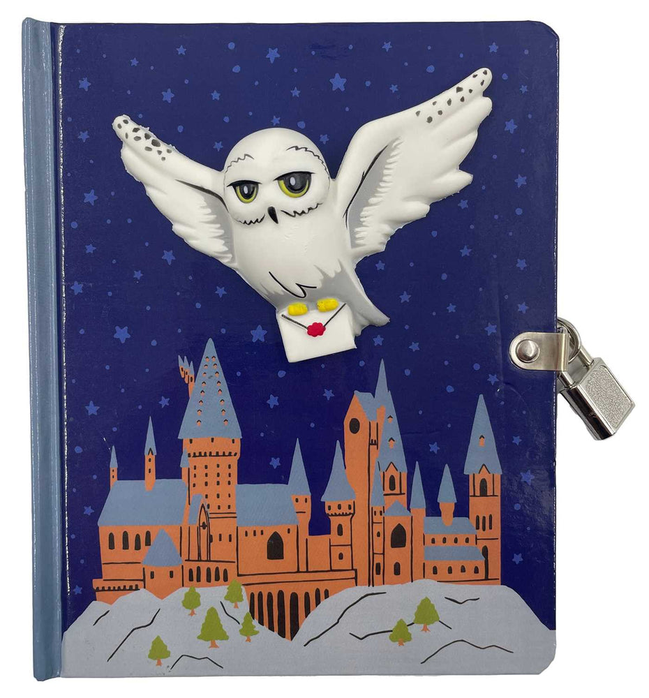 Harry Potter: Hedwig Squishy Lock & Key Diary - Stationery - Image - Pop Weasel