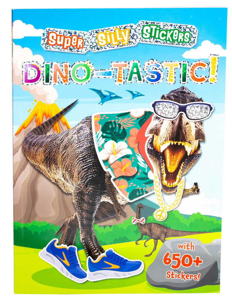 Super Silly Stickers: Dino-tastic! Sticker Book for Kids - Childrens Books - Image - Pop Weasel