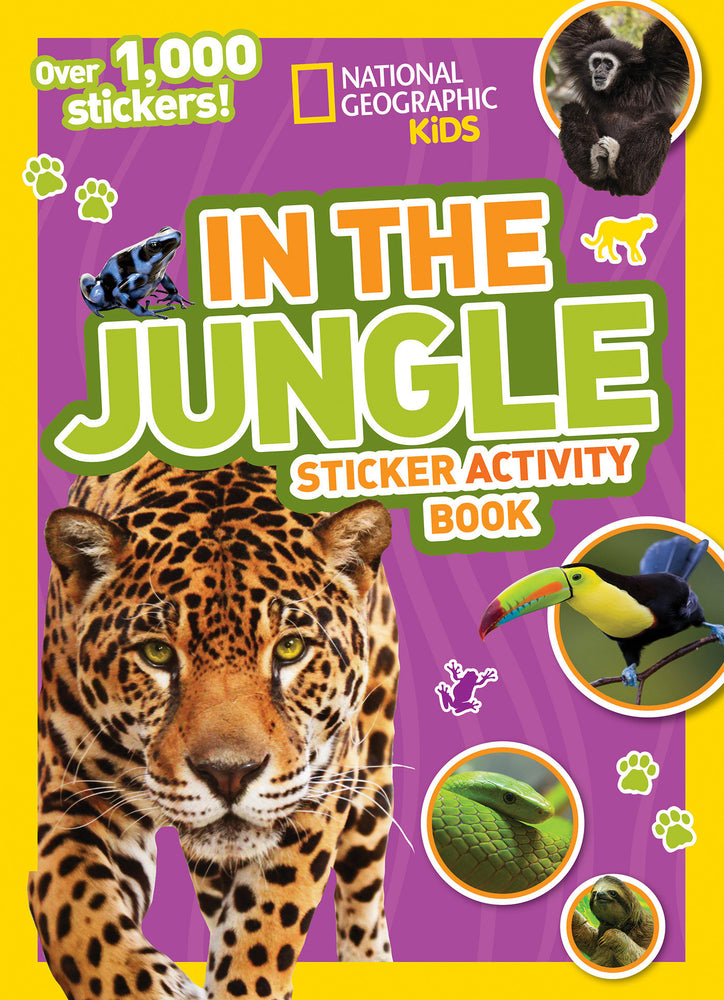 National Geographic Kids In the Jungle Sticker Activity Book image - Children/Young Adult - Image - Pop Weasel