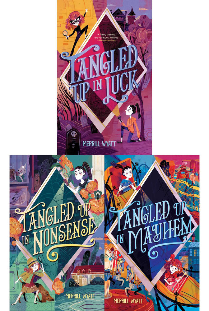 The Tangled Mysteries Collected Set: Tangled Up In Luck; Tangled Up In Nonsense; Tangled Up In Mayhem - Childrens Books - Image - Pop Weasel